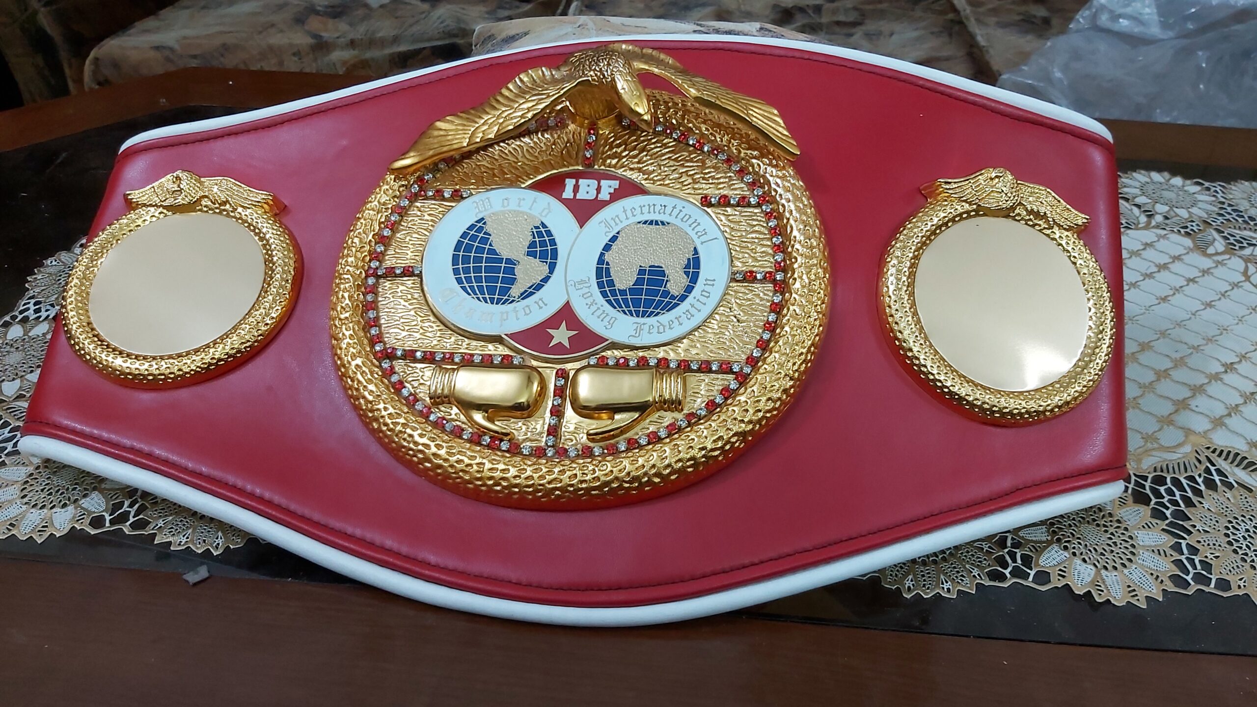 IBF Boxing Championship Belt Adult Size Replica