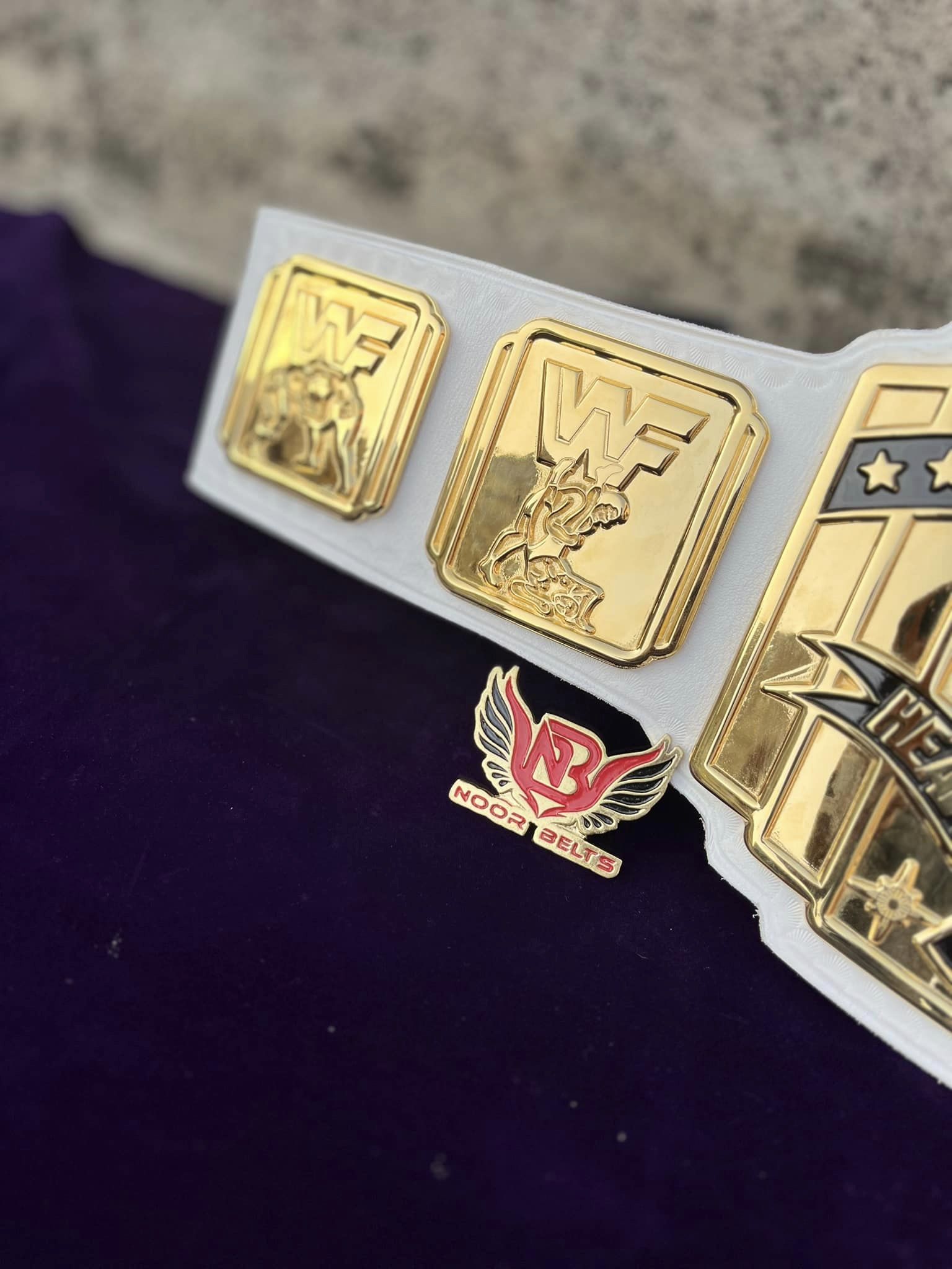 CNC HD WWF INTERCONTINENTAL CHAMPIONSHIP TITLE BELT. - Image 3