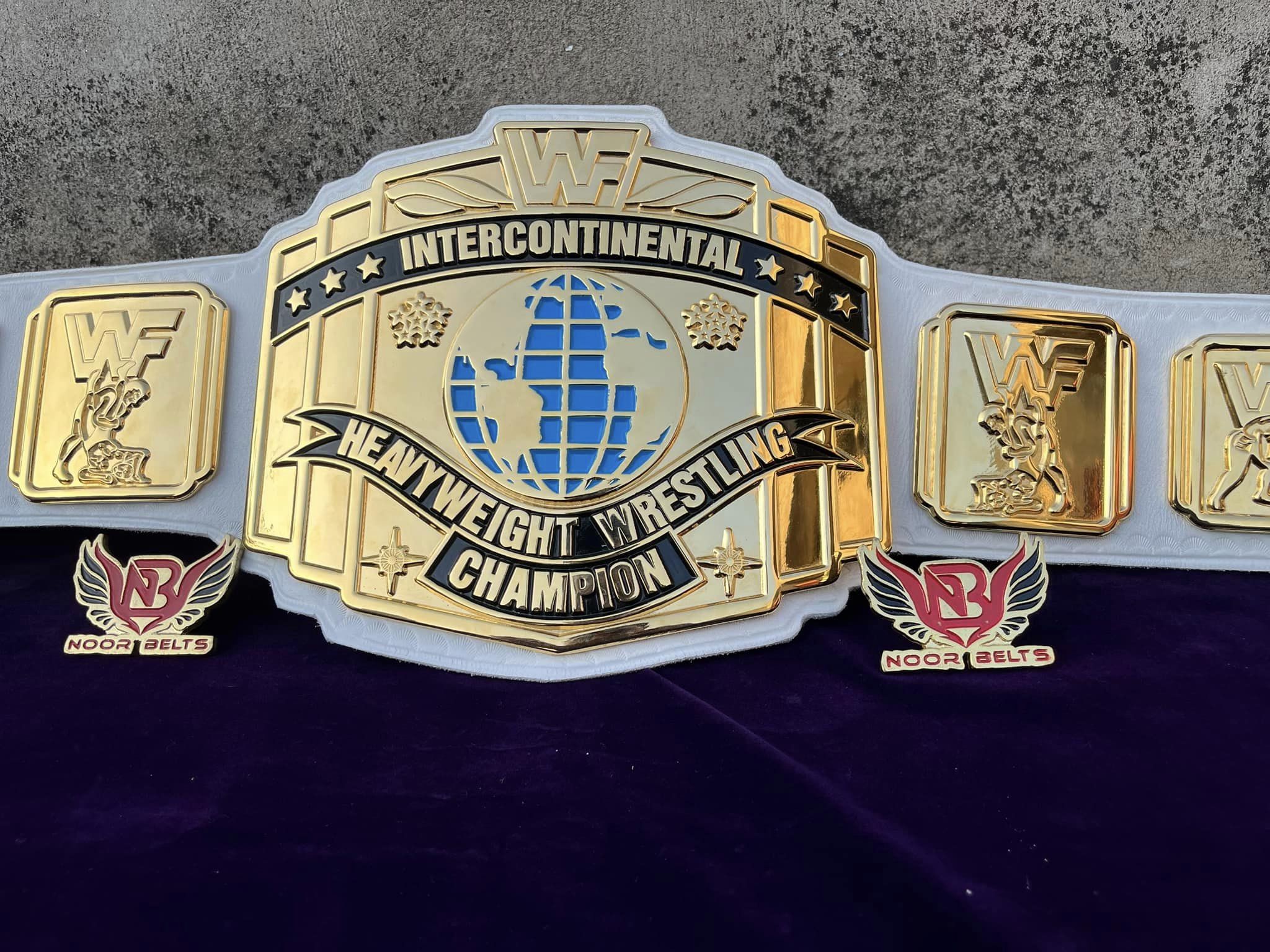 CNC HD WWF INTERCONTINENTAL CHAMPIONSHIP TITLE BELT. - Image 4