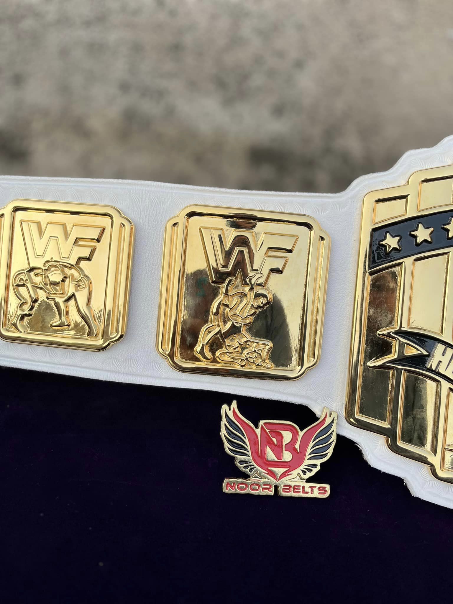 CNC HD WWF INTERCONTINENTAL CHAMPIONSHIP TITLE BELT. - Image 7