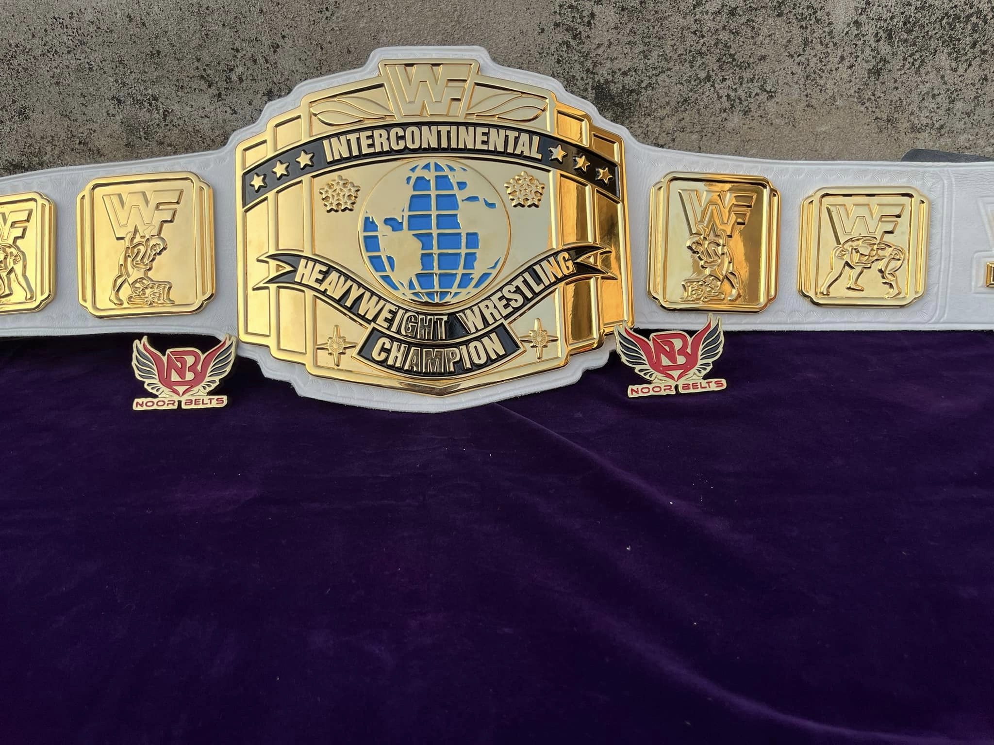 CNC HD WWF INTERCONTINENTAL CHAMPIONSHIP TITLE BELT. - Image 9