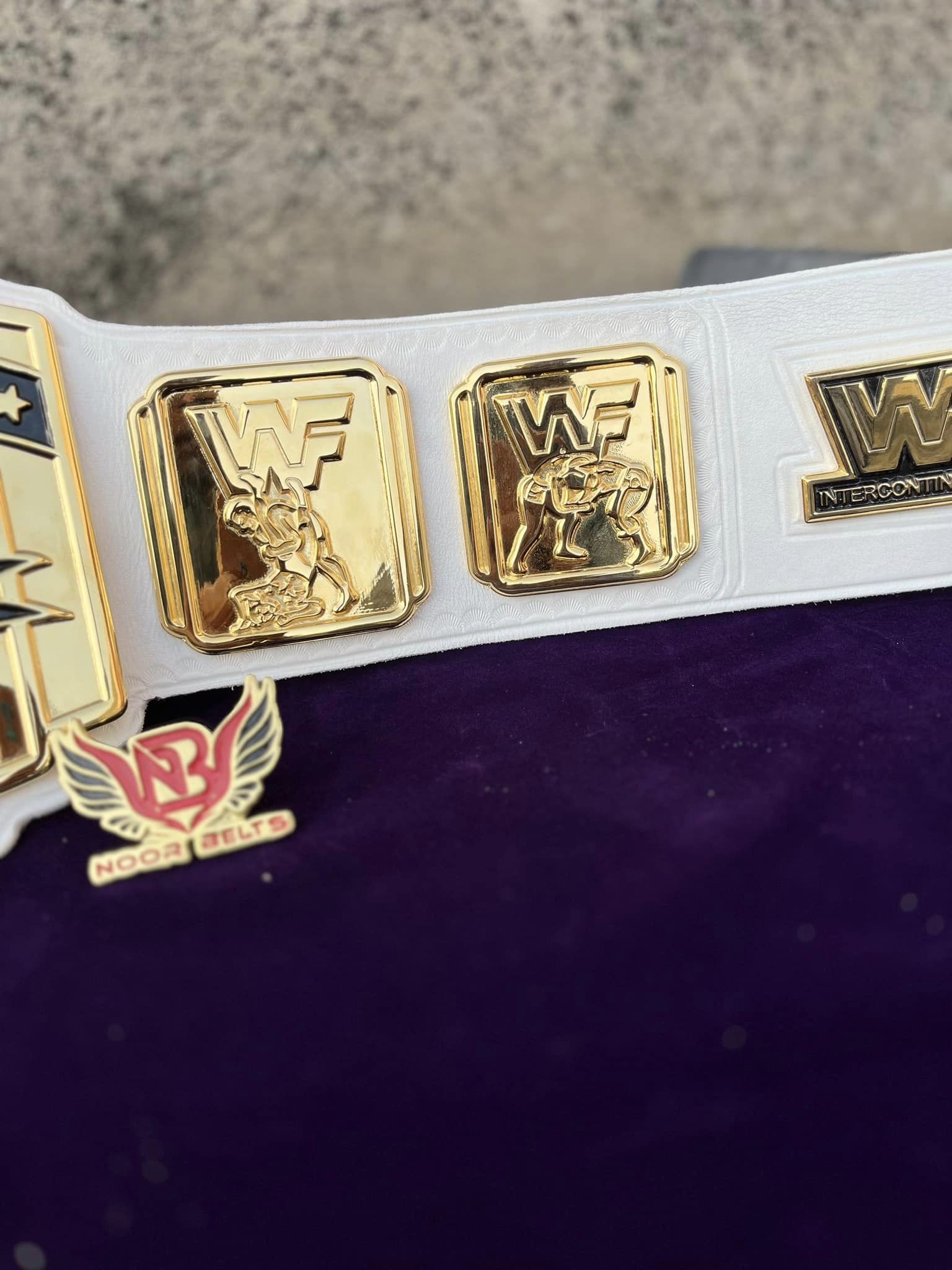 CNC HD WWF INTERCONTINENTAL CHAMPIONSHIP TITLE BELT. - Image 10