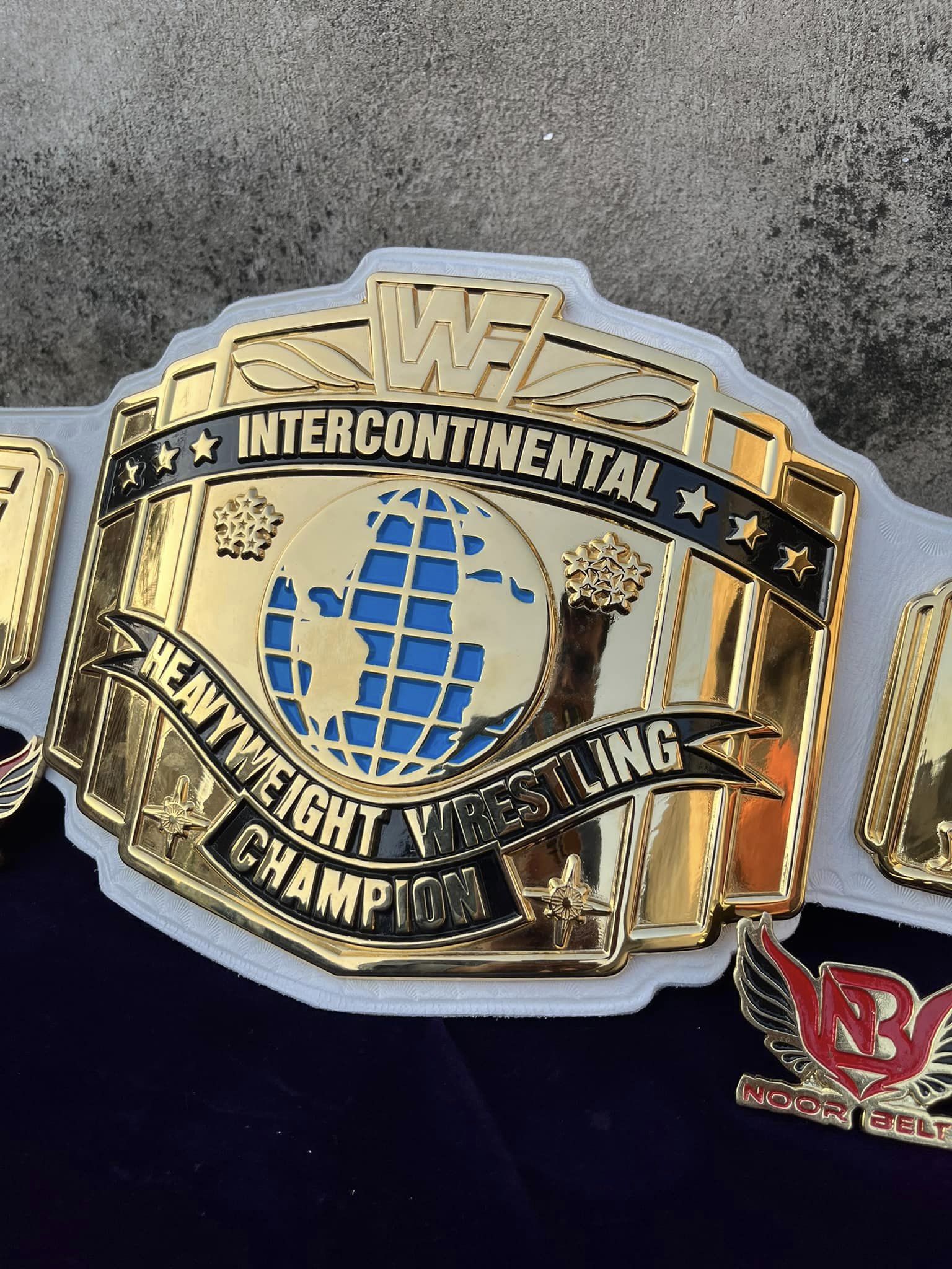 CNC HD WWF INTERCONTINENTAL CHAMPIONSHIP TITLE BELT. - Image 11