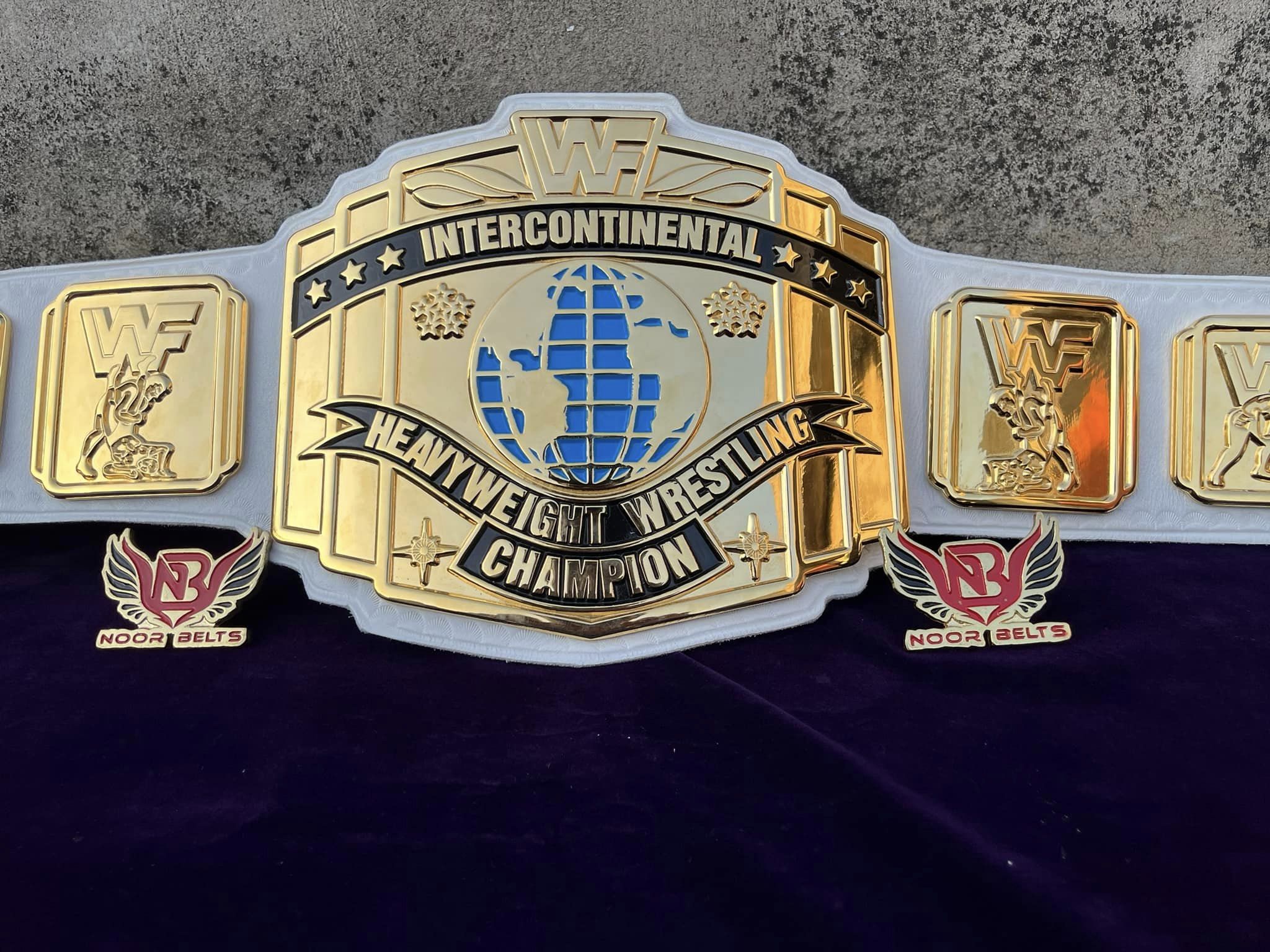 CNC HD WWF INTERCONTINENTAL CHAMPIONSHIP TITLE BELT. - Image 16