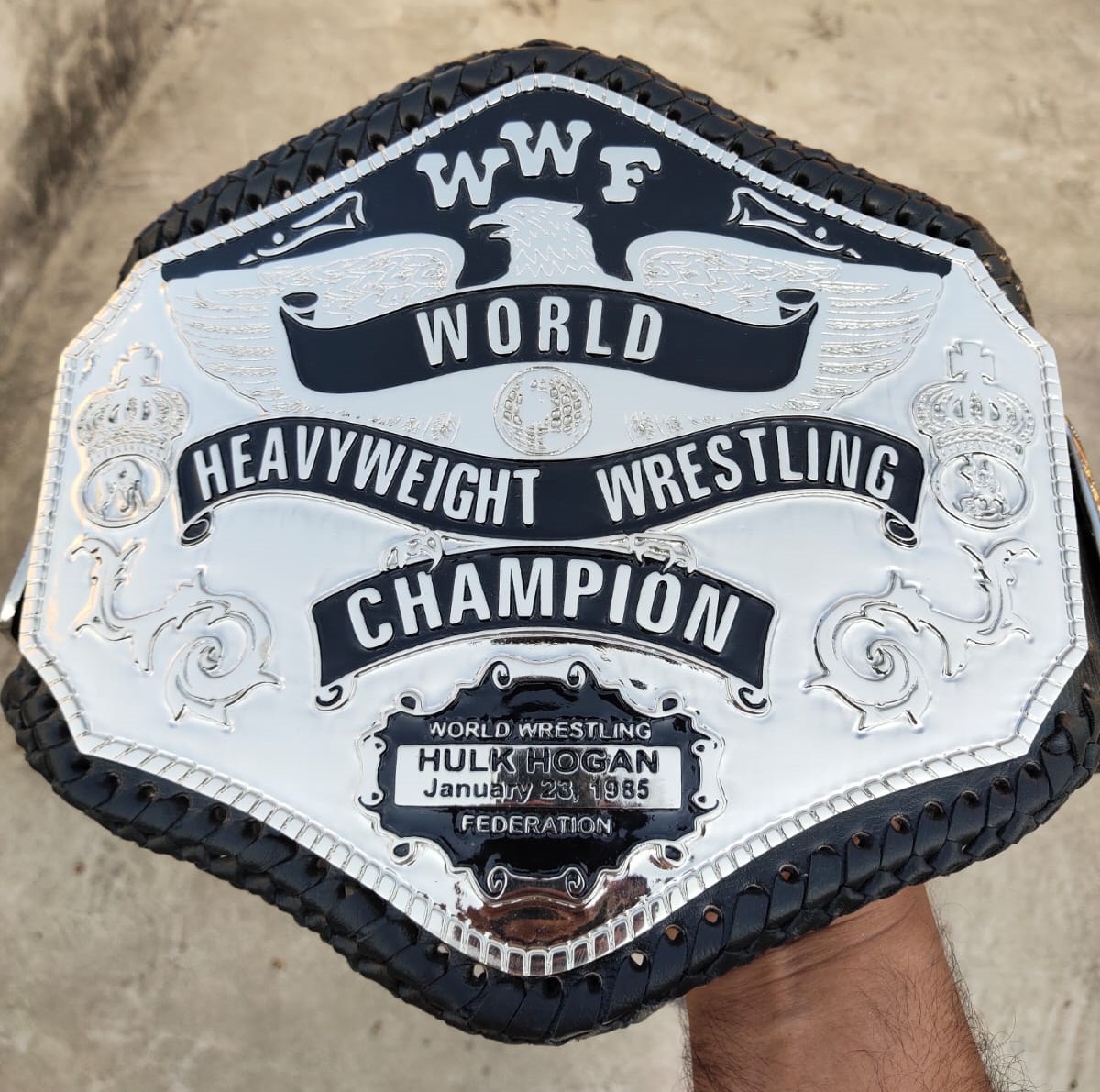 Hogan 1985 Wrestling Championship Title Belt Replica
