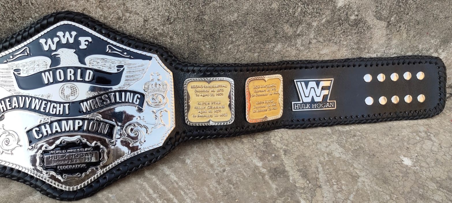 Hogan 1985 Wrestling Championship Title Belt Replica - Image 5