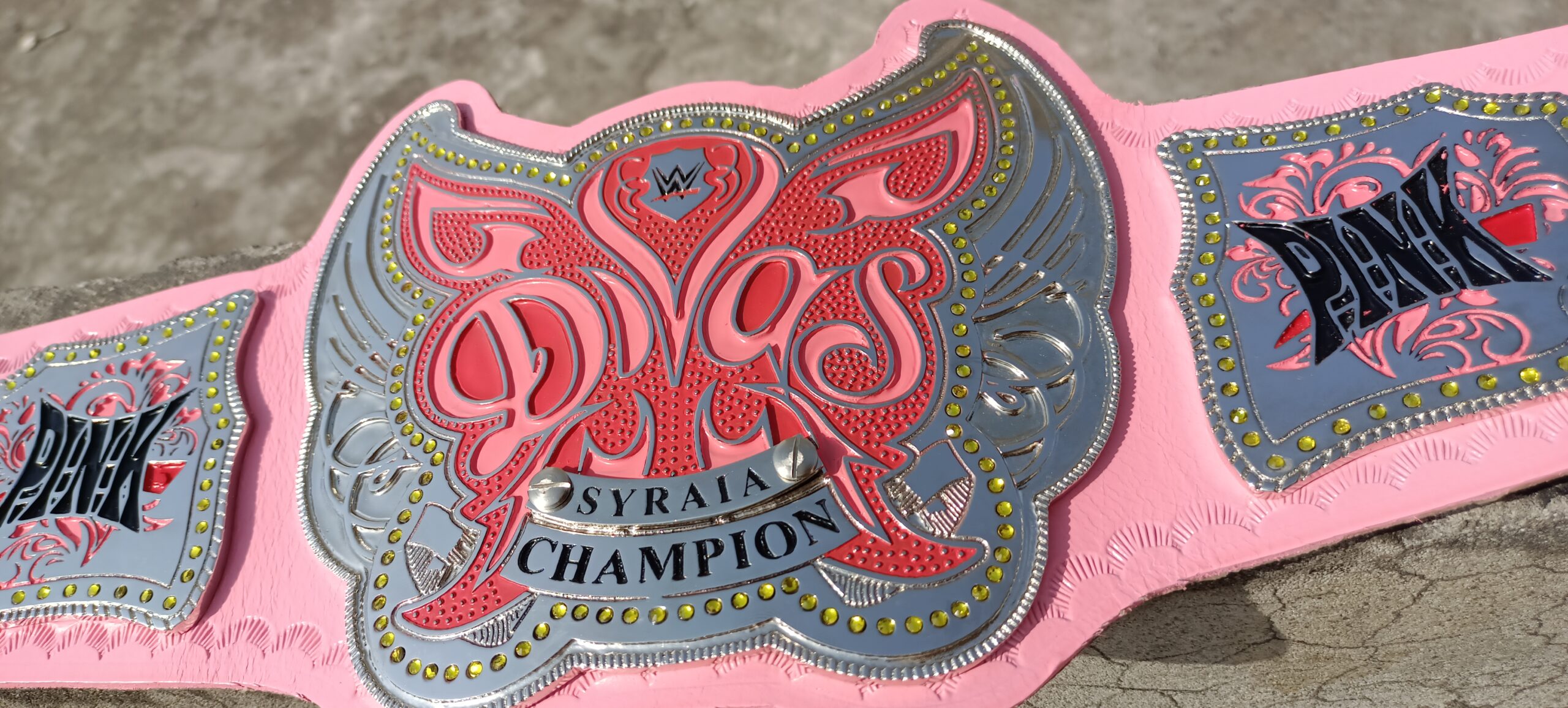 Custom Divas Championship Title Belt