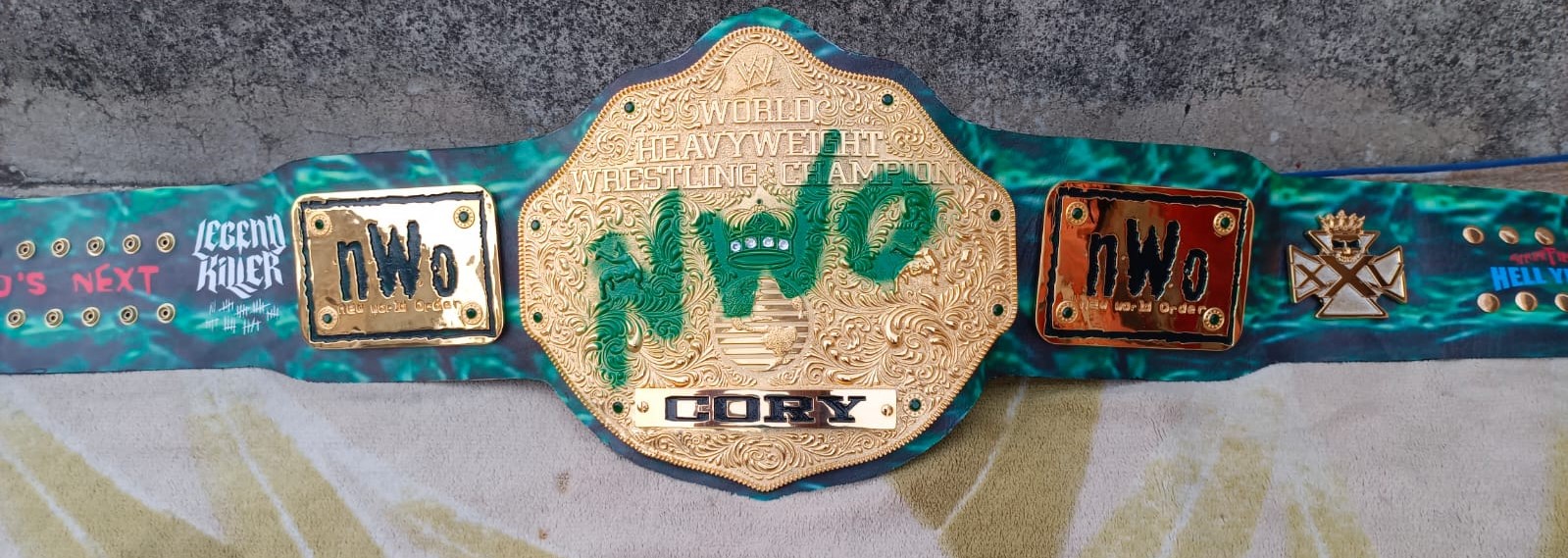 New World Order (NWO) Custom Title Belt. - Image 2