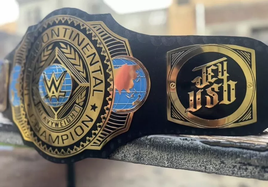 JAY USO NEW INTERCONTINENTAL CHAMPIONSHIP TITLE BELT - Image 2