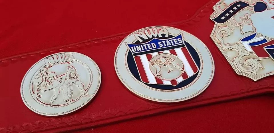 NWA US Tag Team Wrestling Championship Title Belt - Image 3